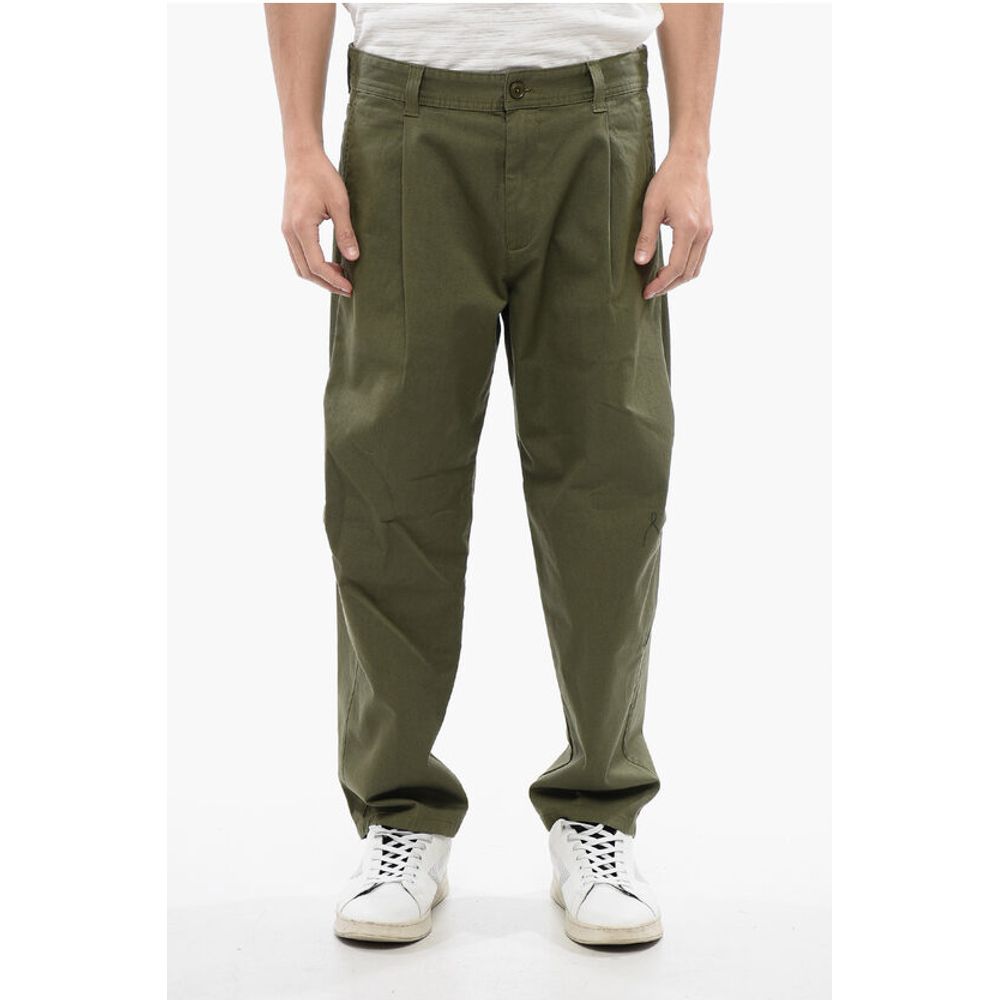 

Брюки P-ARTHUR из эластичного хлопка с одной складкой RED TAG Diesel, Green