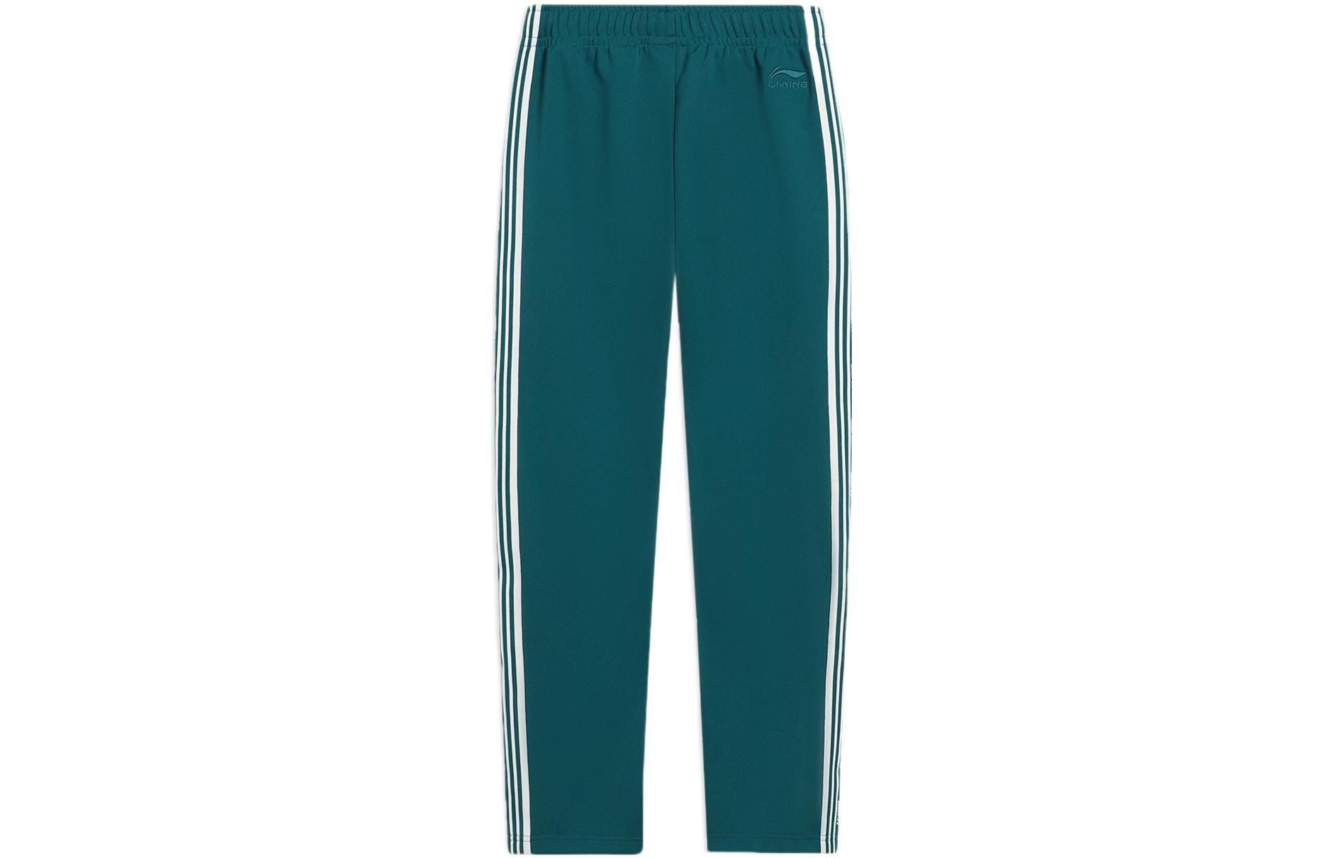 

Трикотажные спортивные штаны LiNing Unisex темного елового цвета