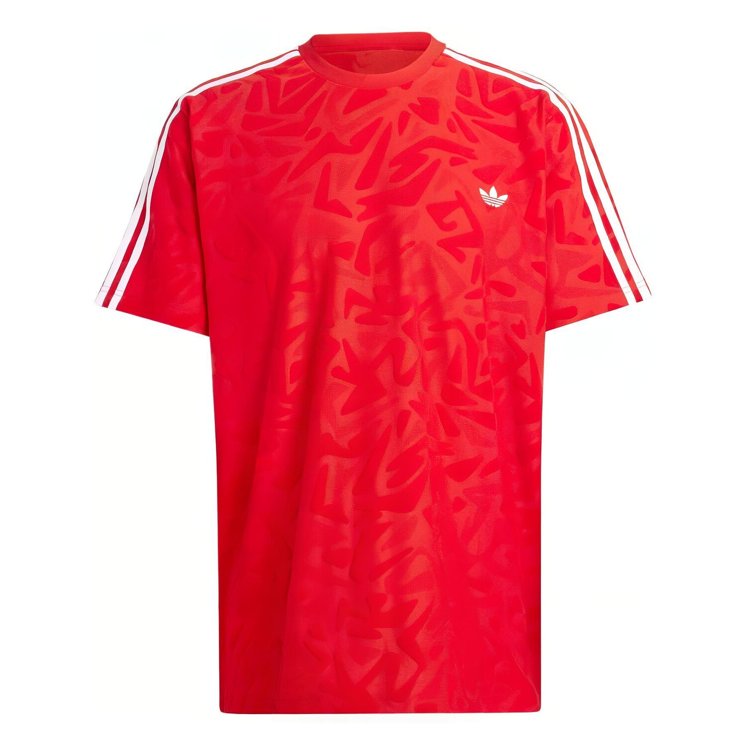 

Футболка мужская алая Adidas, цвет Scarlet