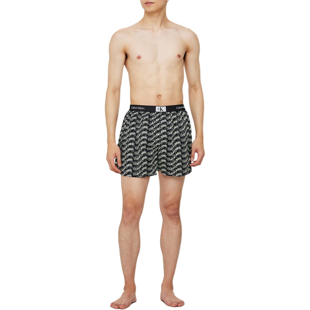 Мужские трусы Black Print Calvin Klein, 1 Pack (Print черный) — фото 3