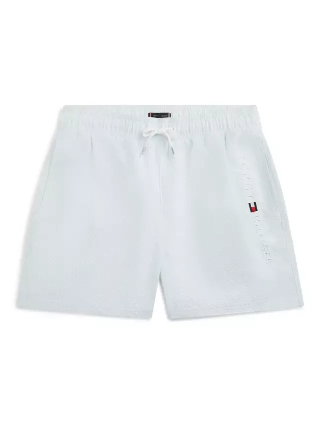 Детские плавательные шорты на завязках, средне-синие Tommy Hilfiger