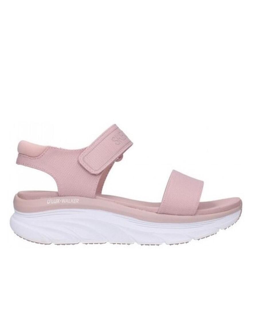 Женские кроссовки Skechers D'Lites Walker N-Block красного цвета