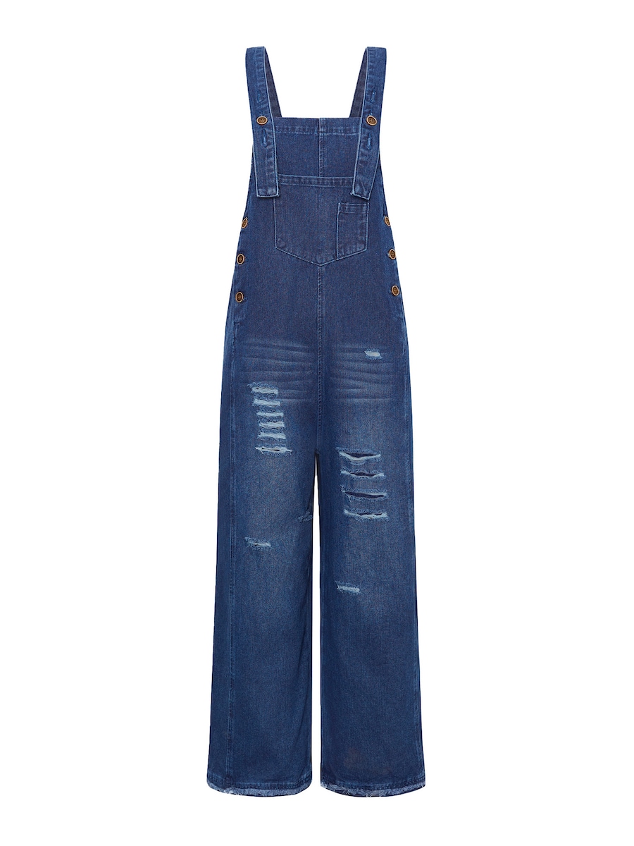 

Джинсовый комбинезон свободного кроя Imily Bela, индиго