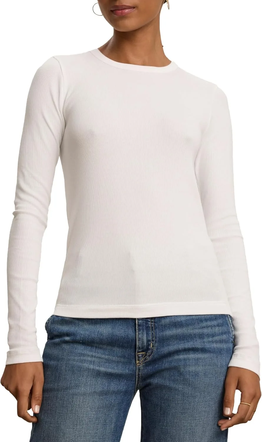 

Женская футболка с длинным рукавом Camino Modal Rib от Velvet by Graham & Spencer