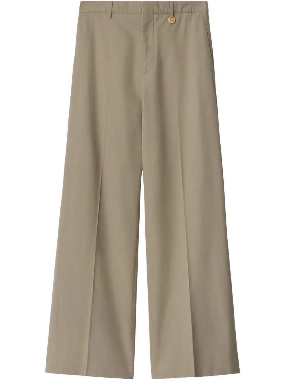 

Шелковые брюки строгого кроя BURBERRY, нейтральный