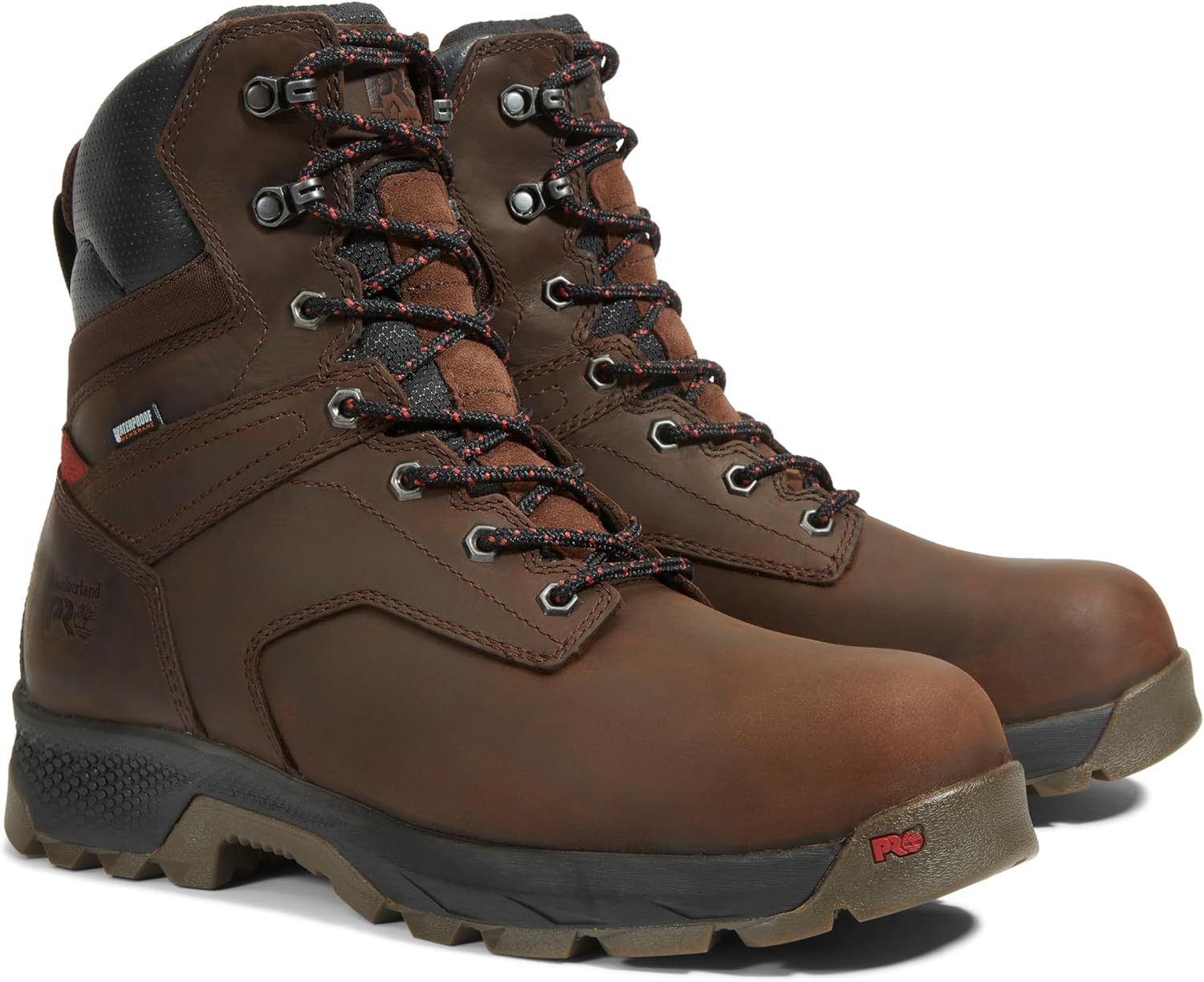 Timberland PRO мужские ботинки Titan Ev 8 дюймов с композитным защитным носком, водонепроницаемые, утепленные, Brown-2024 New — фото 2