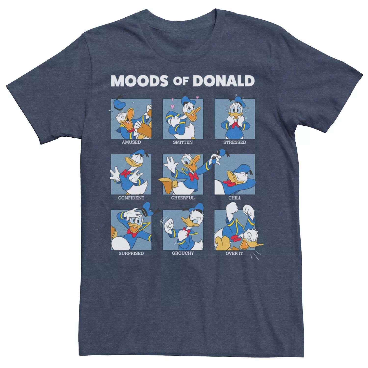 

Мужская футболка Mickey & Friends Donald Duck Moods Box Up Disney