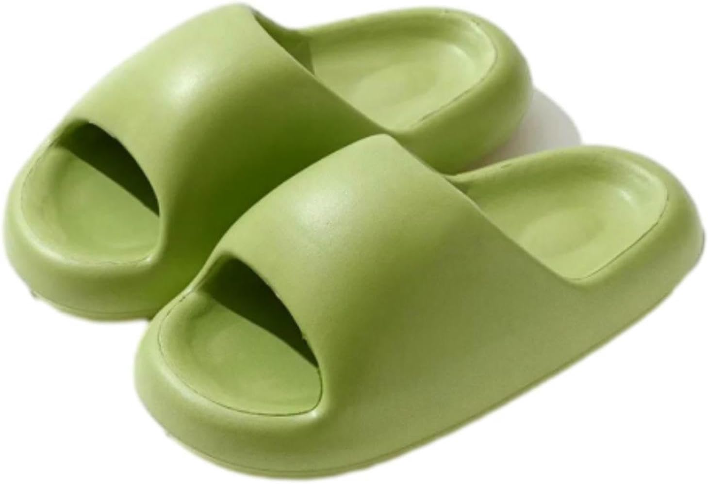 

Мужские и женские мягкие противоскользящие тапочки для дома и улицы, для ванной комнаты, летние удобные повседневные шлепанцы для душа Dcehgew, зеленый