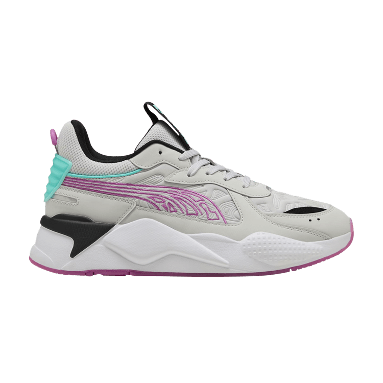 

Кроссовки RS-X 'Alien - Glacial Grey Wild Berry', серый
