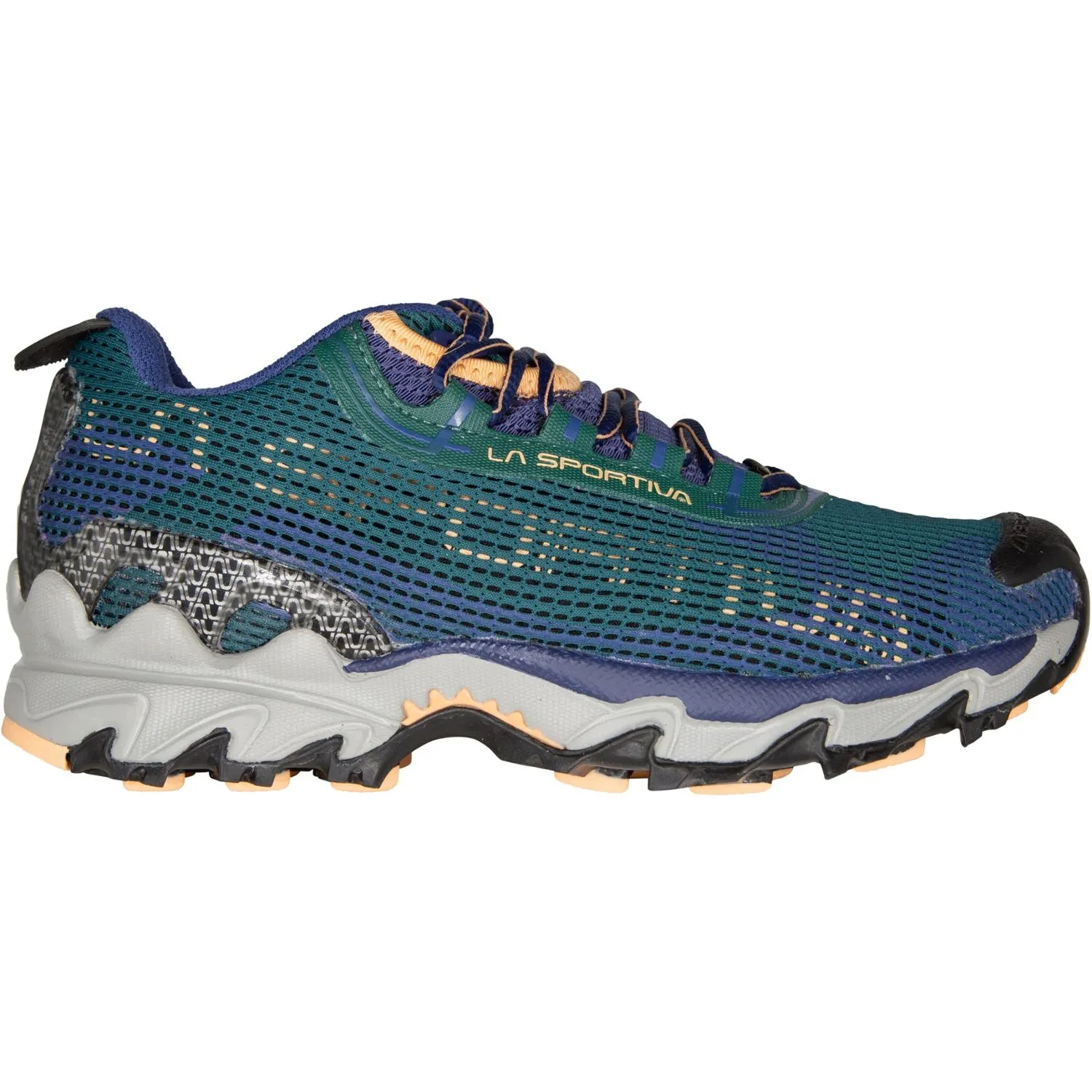 Женские кроссовки для трейлраннинга Wildcat 2.0 GTX La Sportiva, Jungle/Cobalt Blue