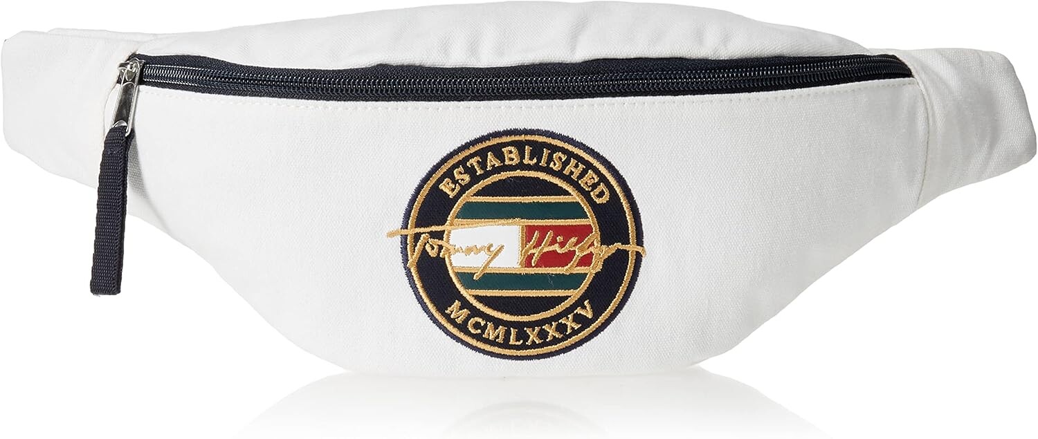 

Мужская поясная сумка Tommy Hilfiger Signature Crest, белая