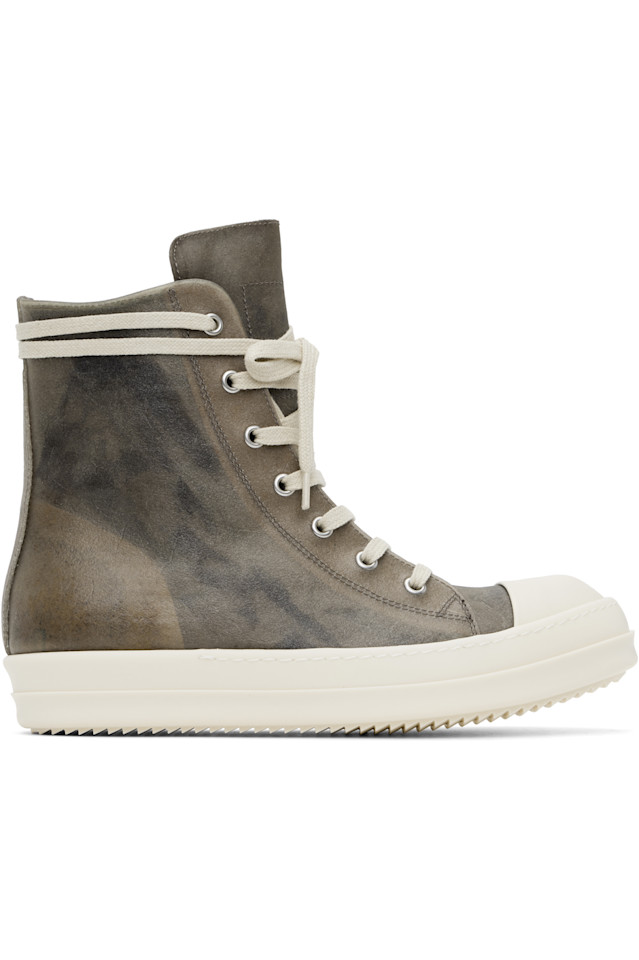 

Голливудские кожаные кроссовки Rick Owens, мультиколор
