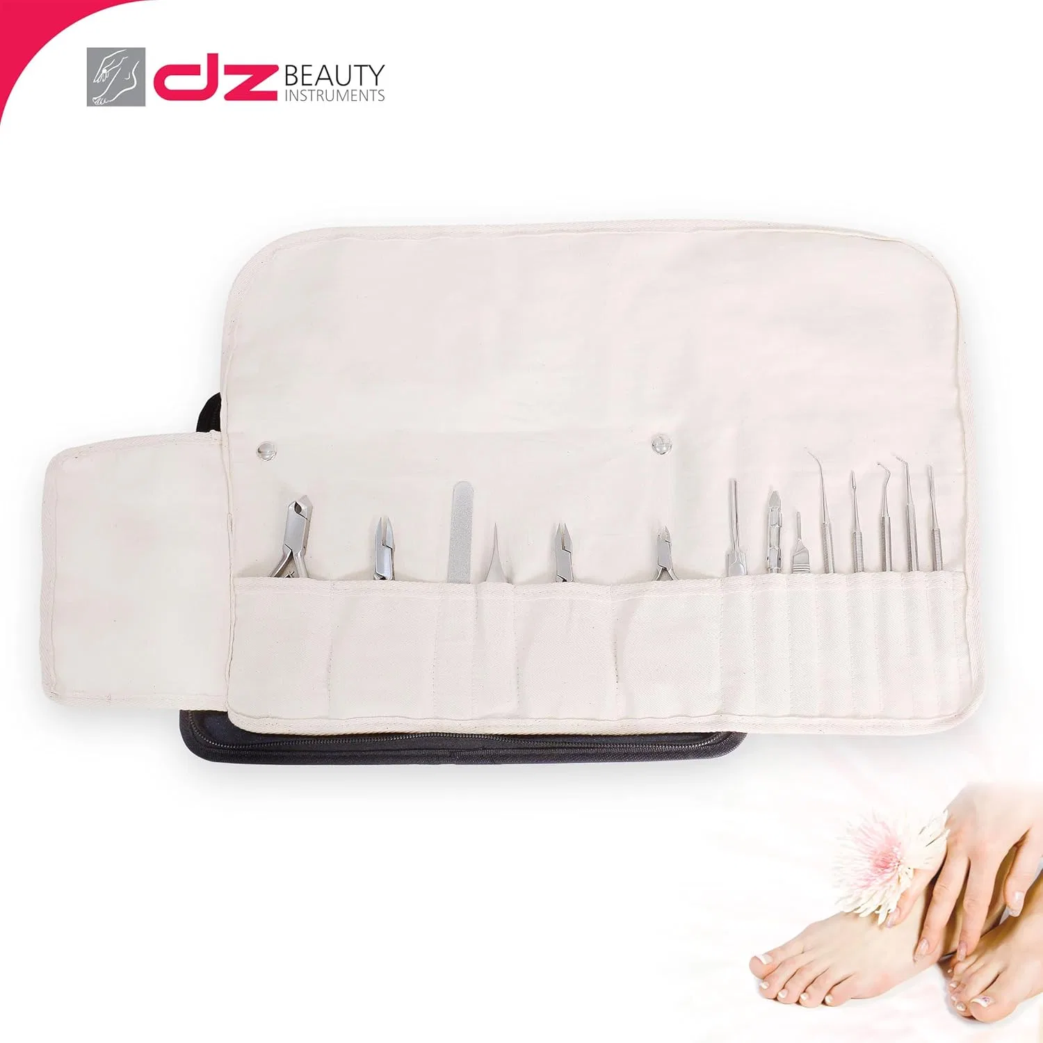 Пустая сумка для инструментов для педикюра и маникюра Dz Beauty Instruments — фото 2