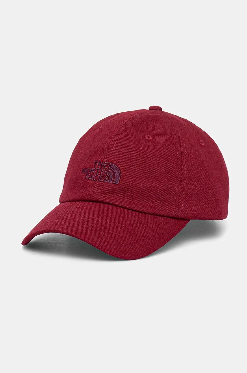 

Бейсбольная кепка The North Face Norm Hat, гранатовый
