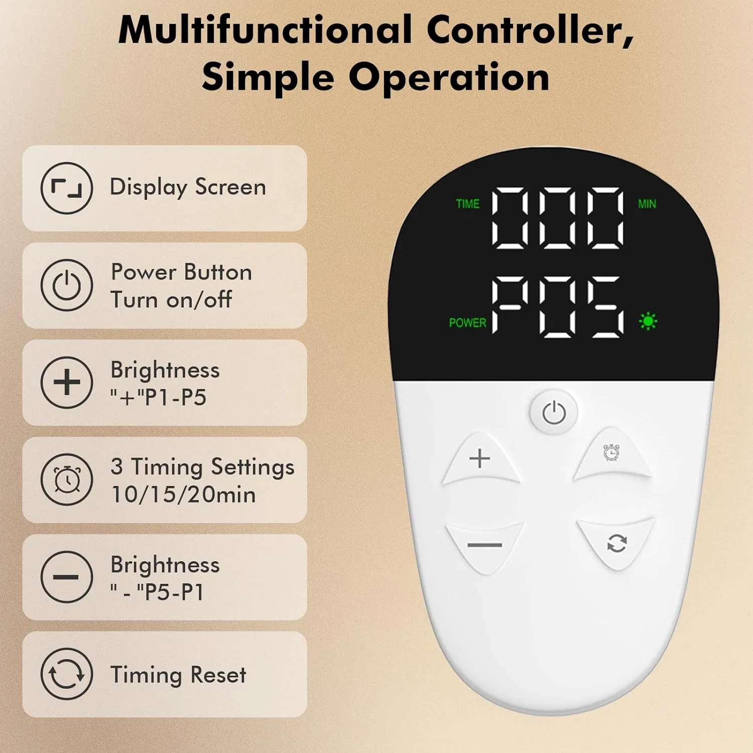 Маска для лица Hottoerak — Силиконовая LED- с красным светом 660 нм и инфракрасным 850 нм — фото 4