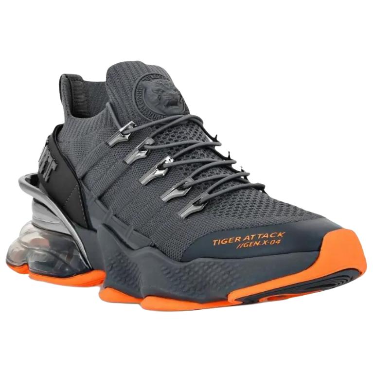 PLEIN SPORT Кроссовки Tiger Attack Gen X 04 Low top Casual Unisex Gray — фото 3