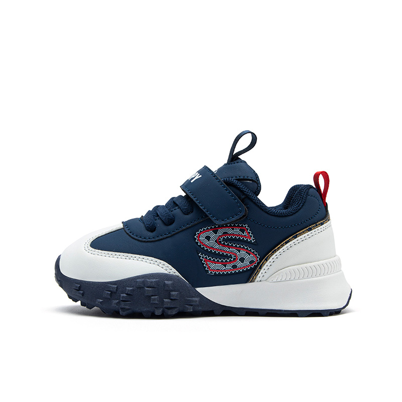 

Антискользящие и износостойкие легкие повседневные детские туфли Dark Blue/Beige Kids' SNOOPY