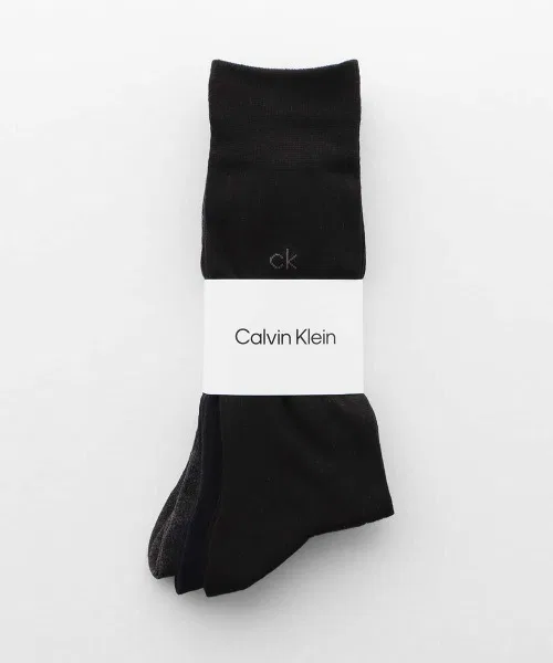 Носки Calvin Klein 3 пары, полосатые, антибактериальные, хлопок, мужские — фото 2
