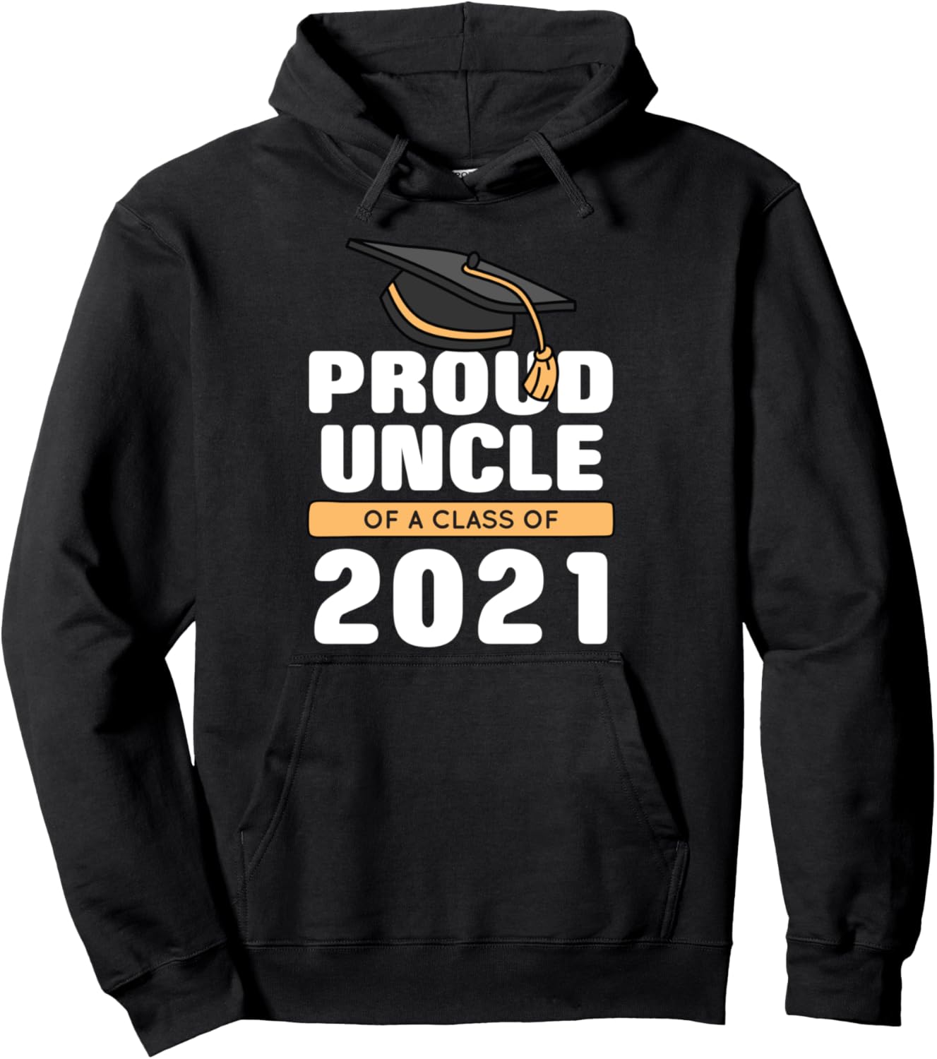 

Толстовка с надписью «Гордая история дяди выпускника 2021 года» Proud Family Funny Graduation 2021 Gifts, черный
