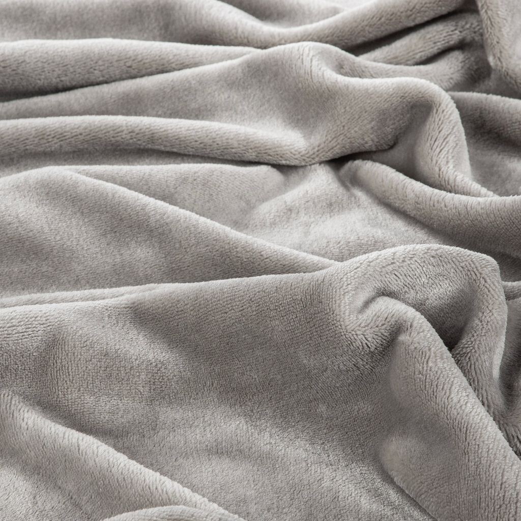 

Мягкое одеяло Cashmere touch - галечный серый - одеяло 180x220 см Arle-Living