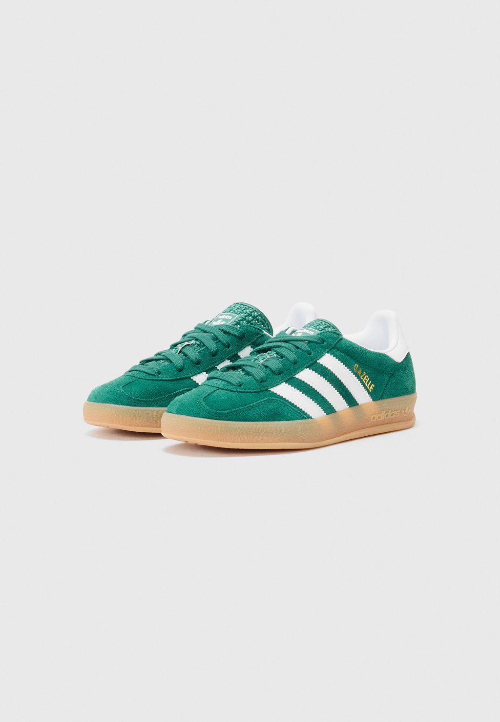 Кроссовки GAZELLE INDOOR UNISEX Adidas Originals, зеленый — фото 2