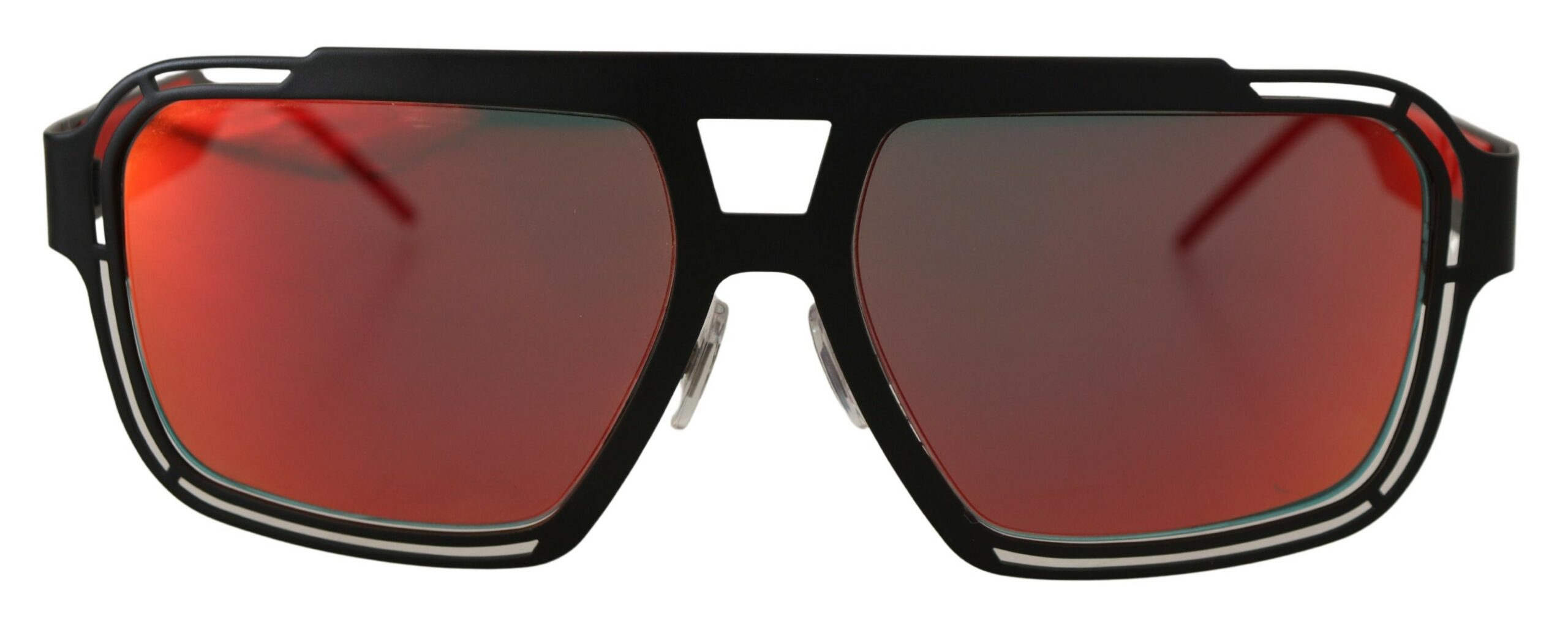 

Солнцезащитные очки Suave Square Matte Black Red Logo Dolce & Gabbana, черный