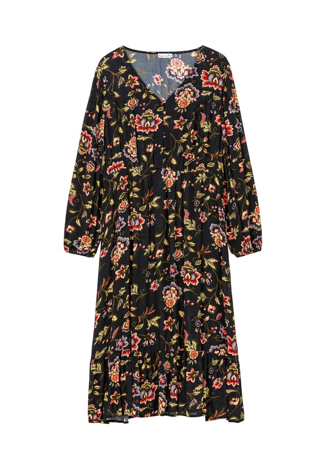 

Платье миди с воланом по подолу Sheego By Joebrowns, черный