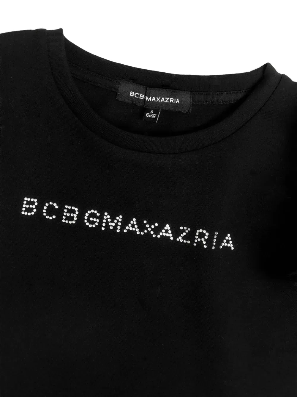 Футболка с оборками Bcbg Kids, черный — фото 4