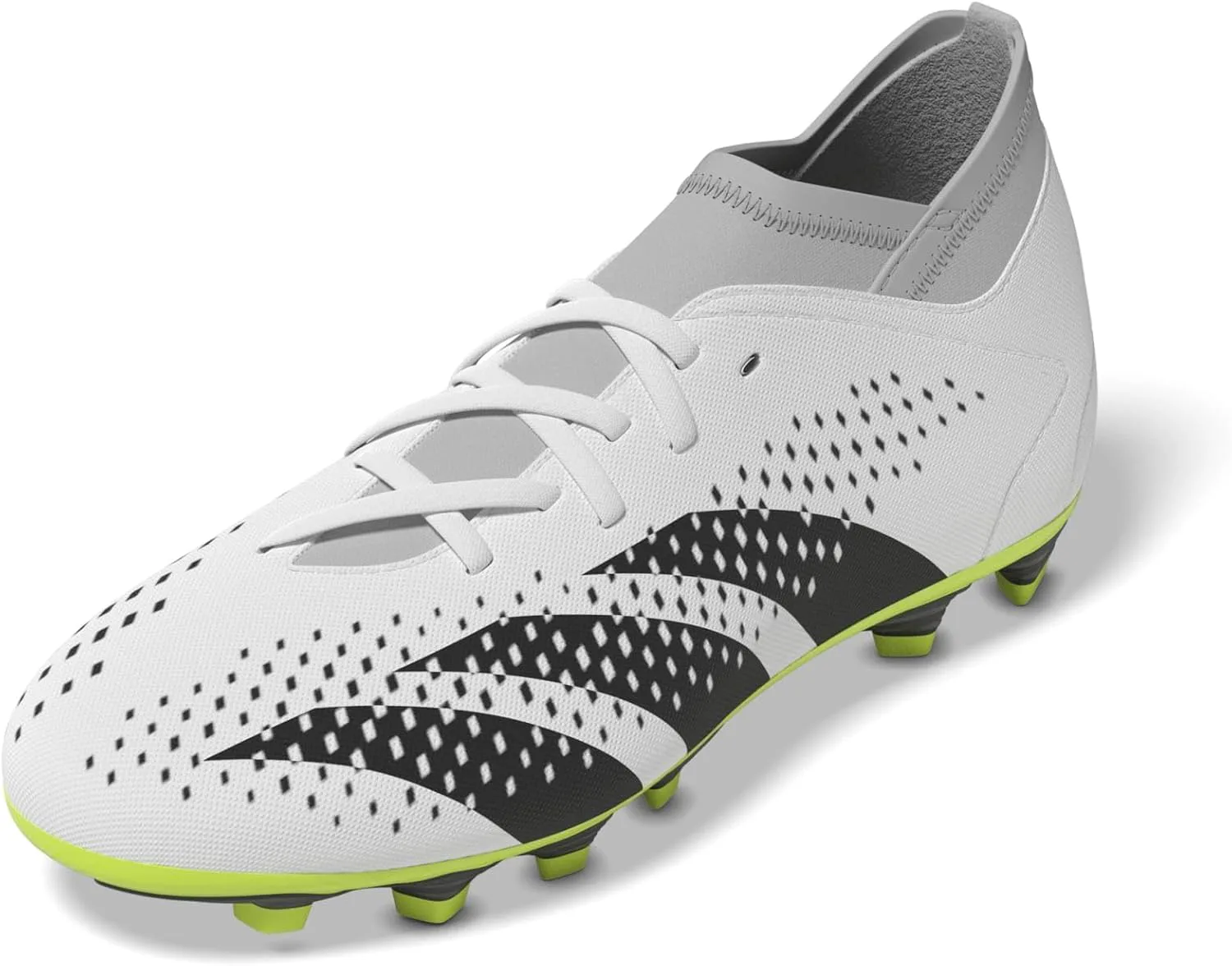 Футбольные бутсы Adidas Unisex Accuracy.4 для игры на гибком покрытии, белый/черный — фото 3
