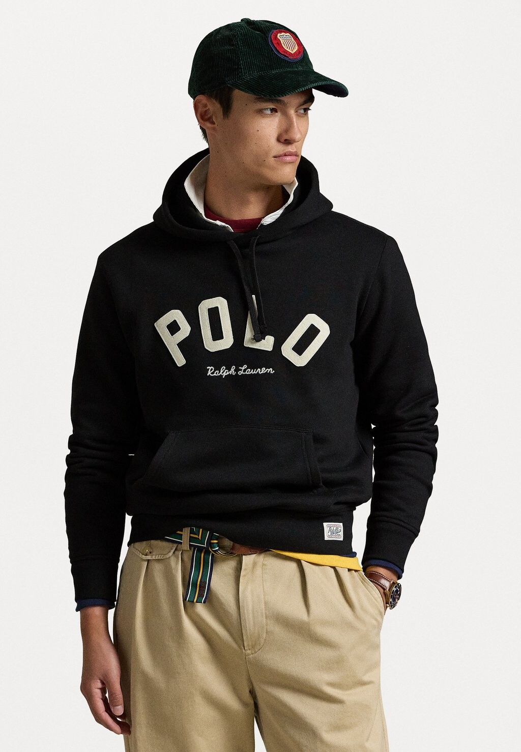 

Толстовка с капюшоном THE RL FLEECE LOGO HOODIE Ralph Lauren, черный