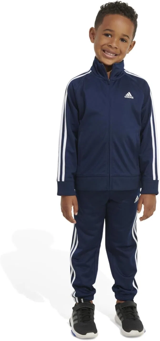 Спортивный костюм для мальчиков adidas, куртка и брюки, Collegiate Navy Blue — фото 3