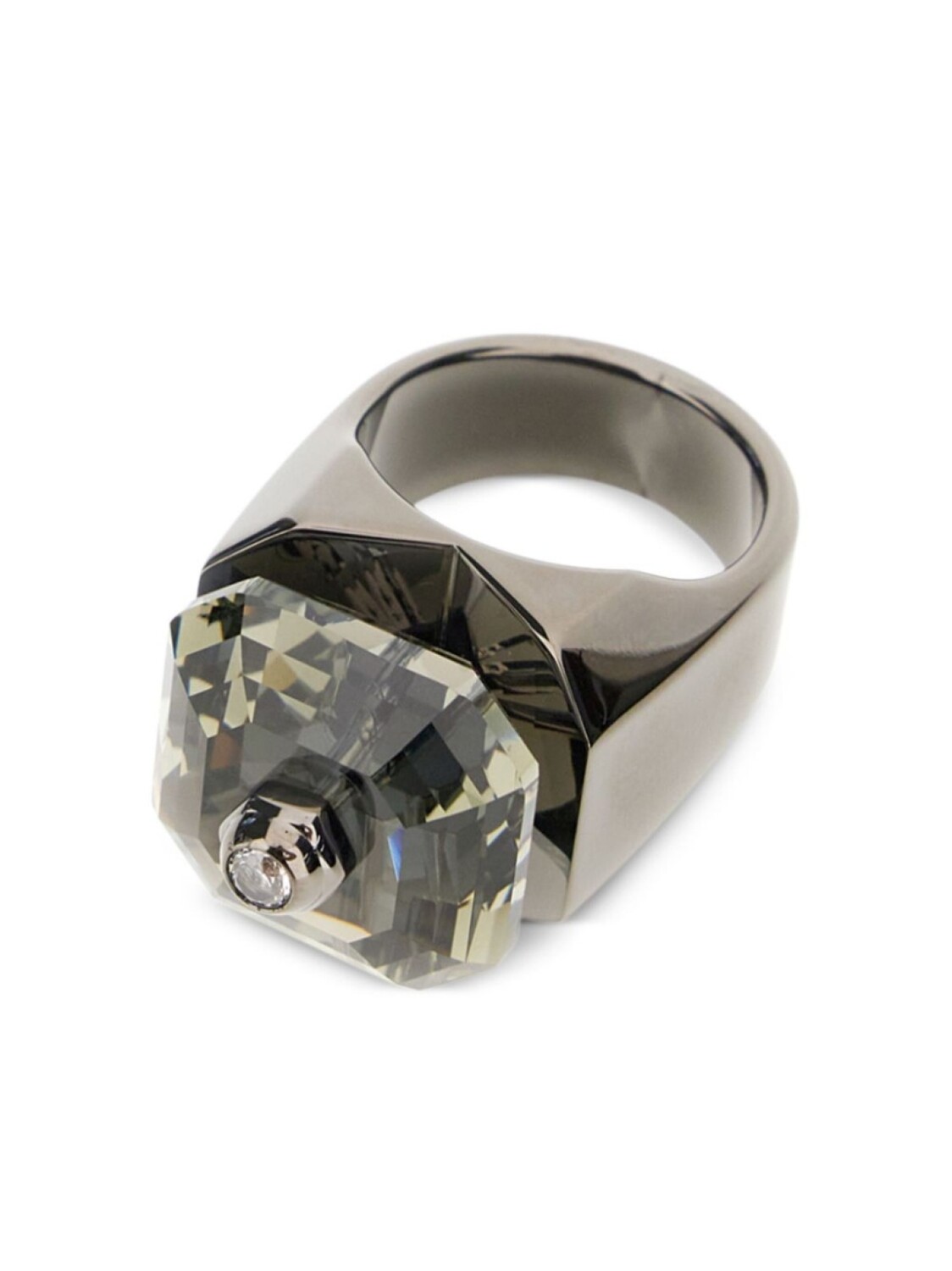 

Кольцо Нумина Swarovski, черный
