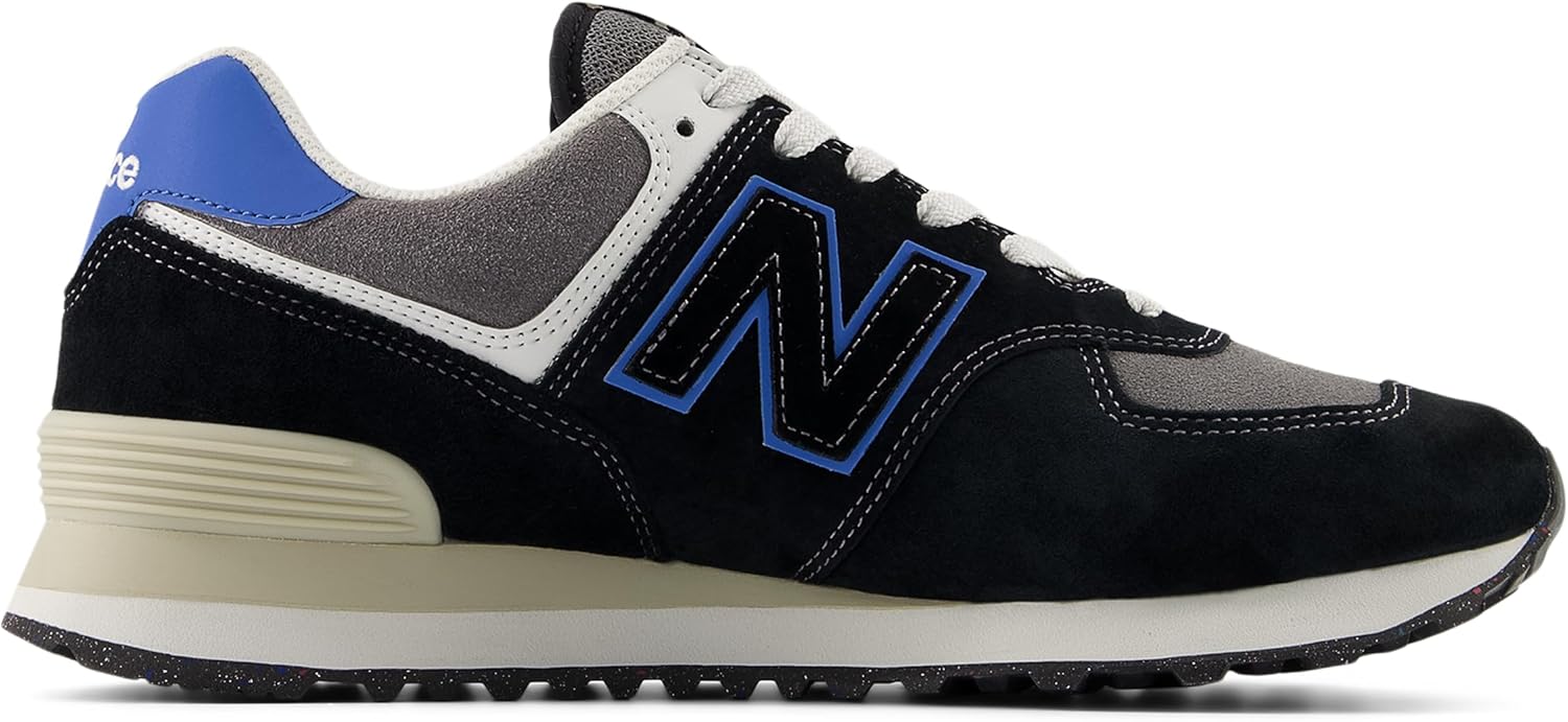 Кроссовки New Balance Unisex-Adult 574 V2 Unisex, черный/синий — фото 3