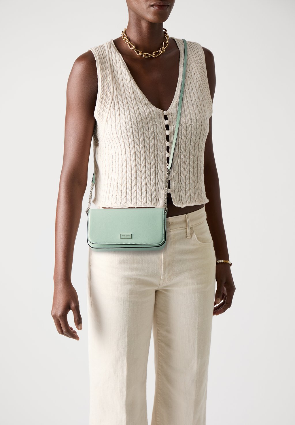 

Сумка через плечо SERENA SAFFIANO - Across body bag kate spade new york, мятный