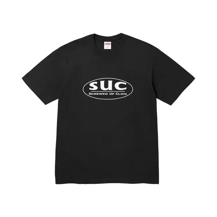 Футболка Supreme x Dj Screw Suc Tee, черный