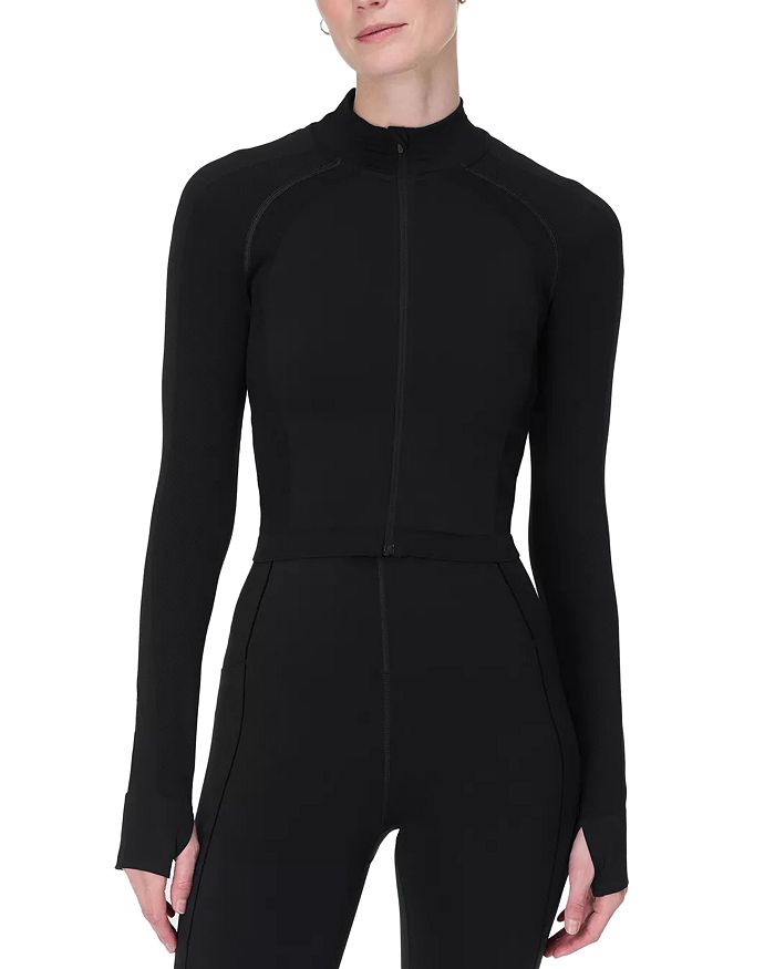 

Атлетик Кроп Топ с Молнией Sweaty Betty, черный