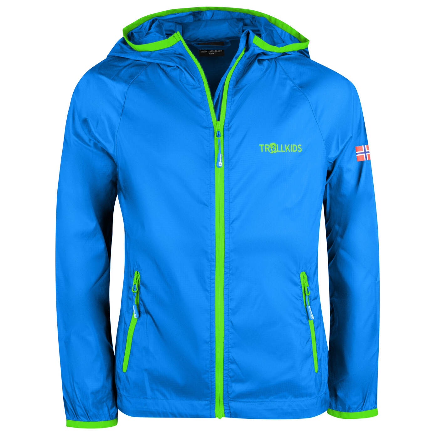 

Ветровка Trollkids Kids Fjell Running, цвет Medium Blue/Green