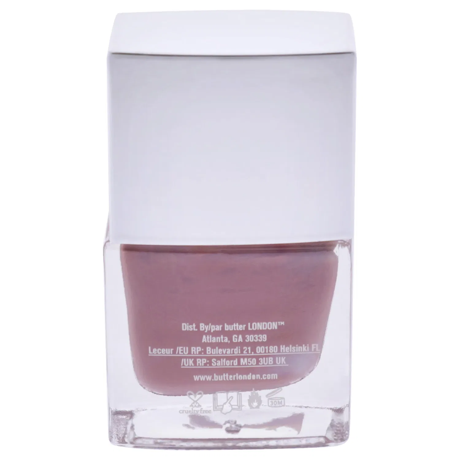 Лак для ногтей Patent Shine 10X - Mums The Word от Butter London для женщин - 0,2 унции, коричневый — фото 2