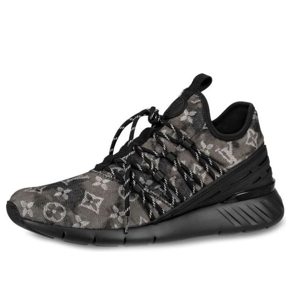 

Кроссовки fastlane sneakers 'black monogram denim' Louis Vuitton, черный