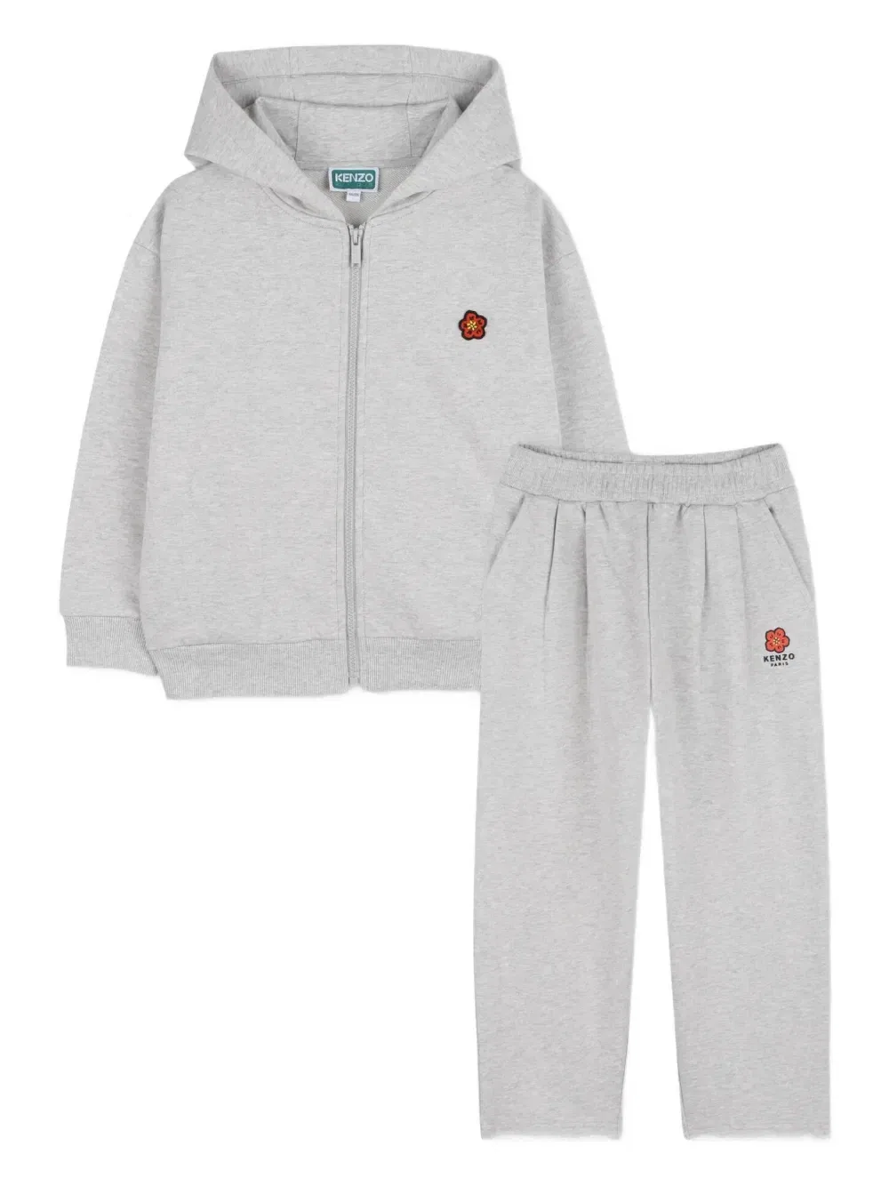 Спортивный костюм Boke Flower Kenzo Kids, серый