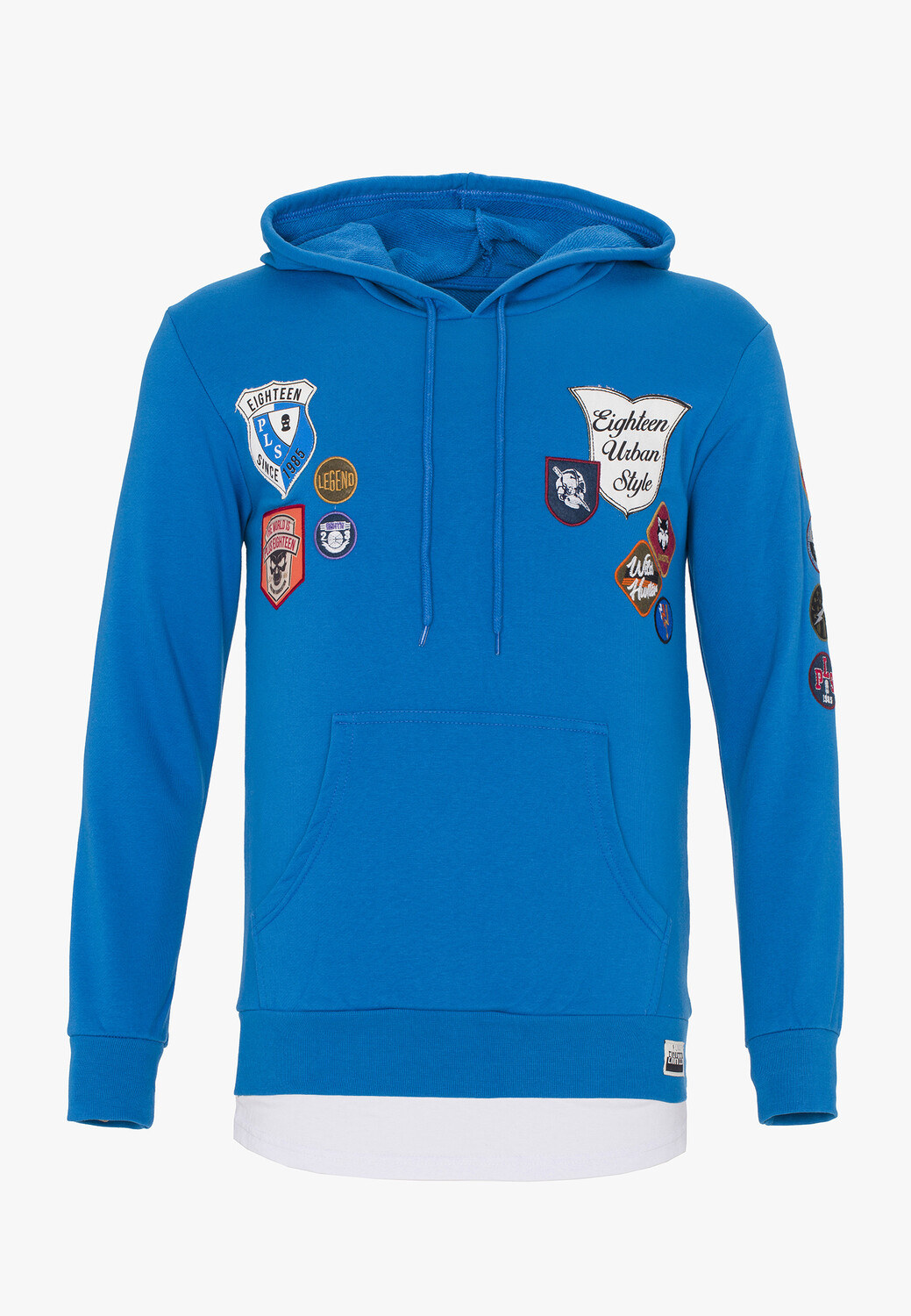 

Толстовка PLUS EIGHTEEN Kapuzenpullover, синий