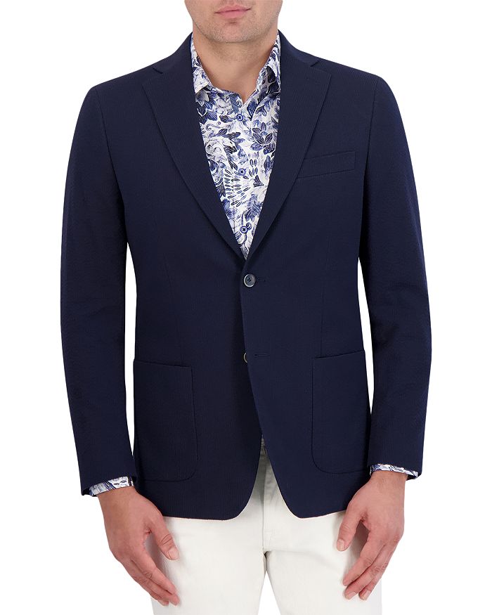 

Рэйберн Тканый Спортивный Пиджак Robert Graham, синий