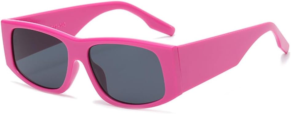 

Модные солнцезащитные очки 2027 года, устойчивые к внешним воздействиям, с крупной оправой и широкими дужками, стильные аксессуары, простые женские очки MTZJH, Peach Grey