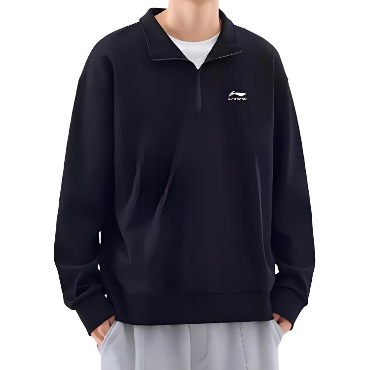 

LINING Свитшот Men's Black из коллекции Sports Life
