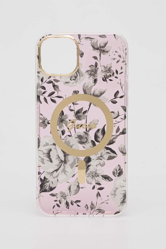 

Чехол для iPhone 14 Plus 6,7 дюйма Guess, розовый