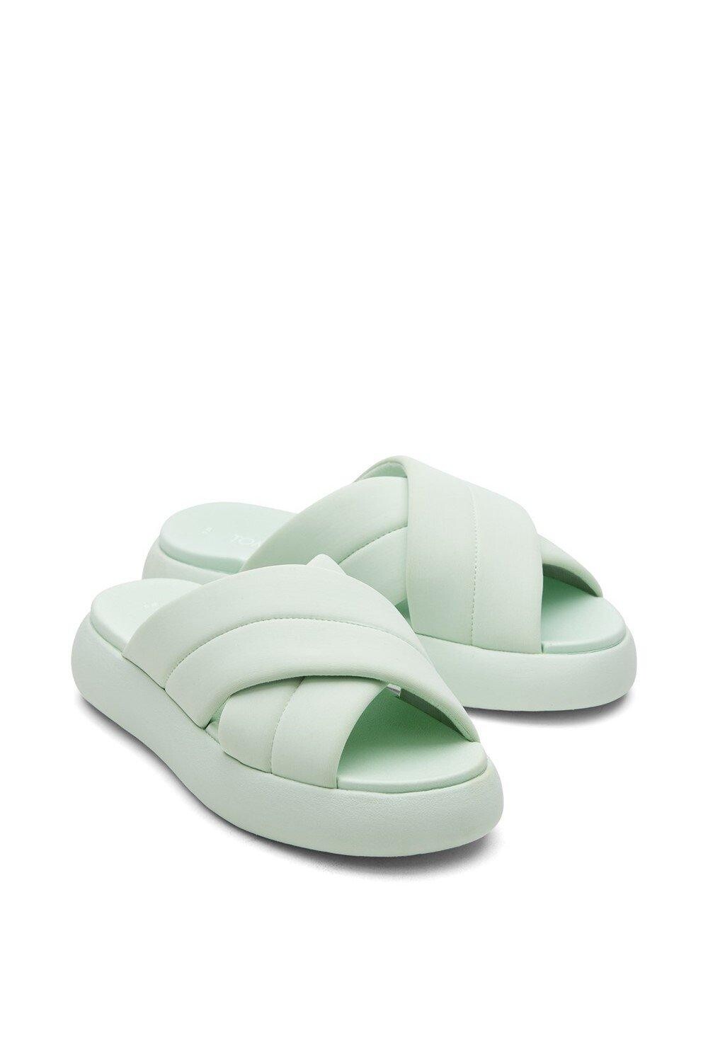 Летние мюли Mallow Crossover TOMS, зеленый
