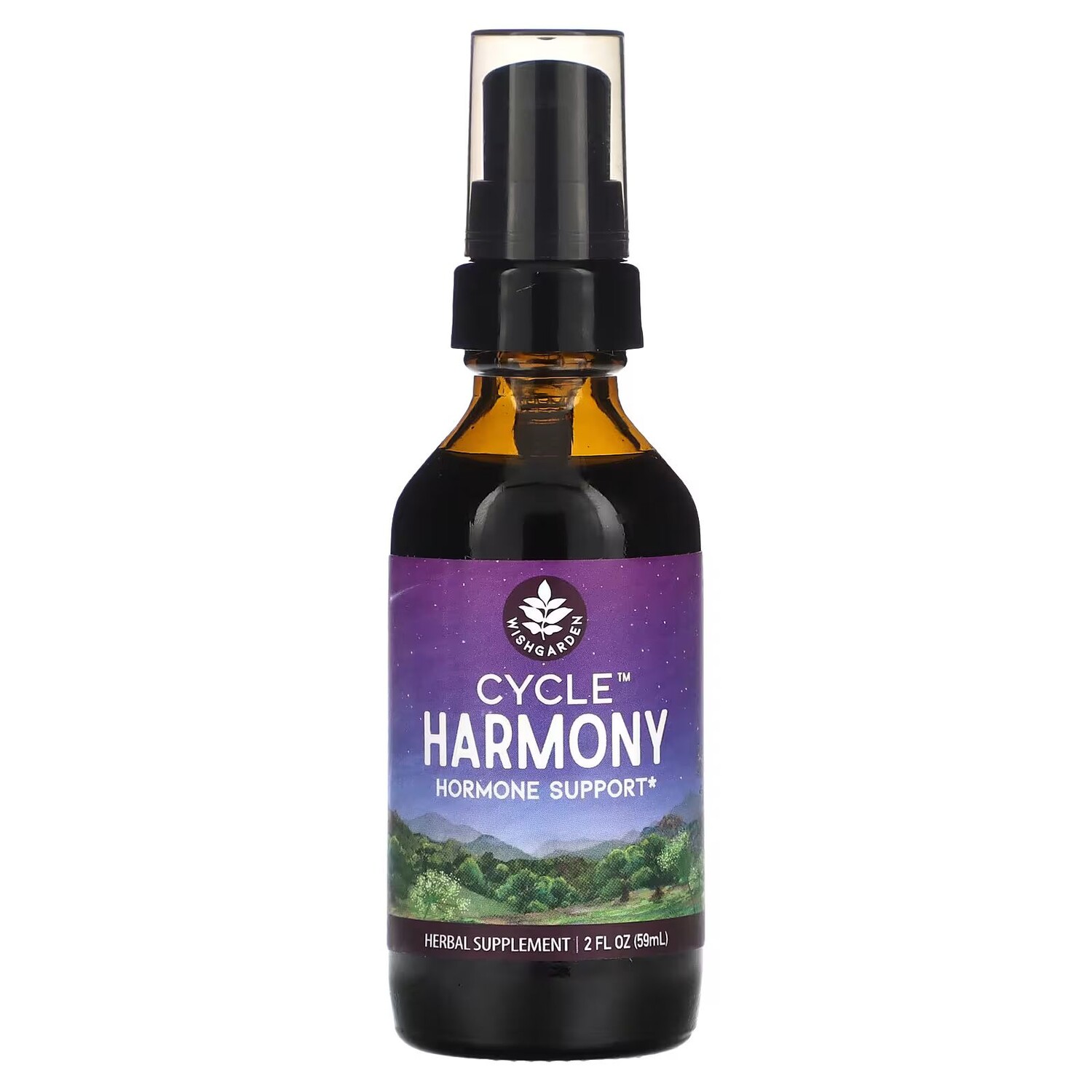 

Гормональная поддержка Cycle Harmony, 2 жидких унции (59 мл) Wishgarden Herbs