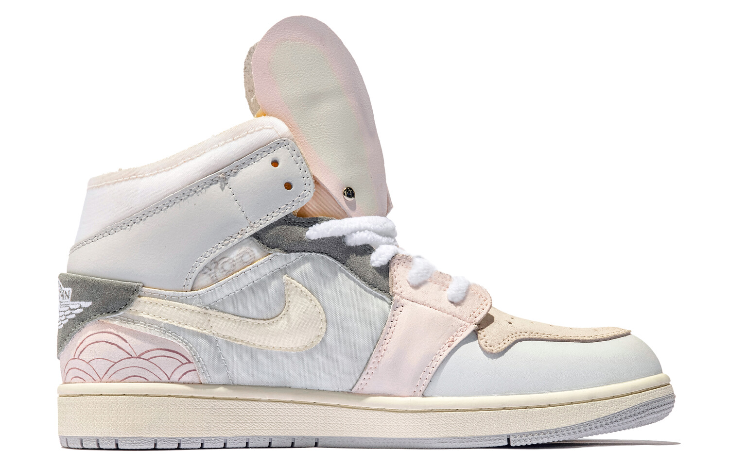 

Jordan Air Jordan 1 винтажные баскетбольные кроссовки женские, Off-white