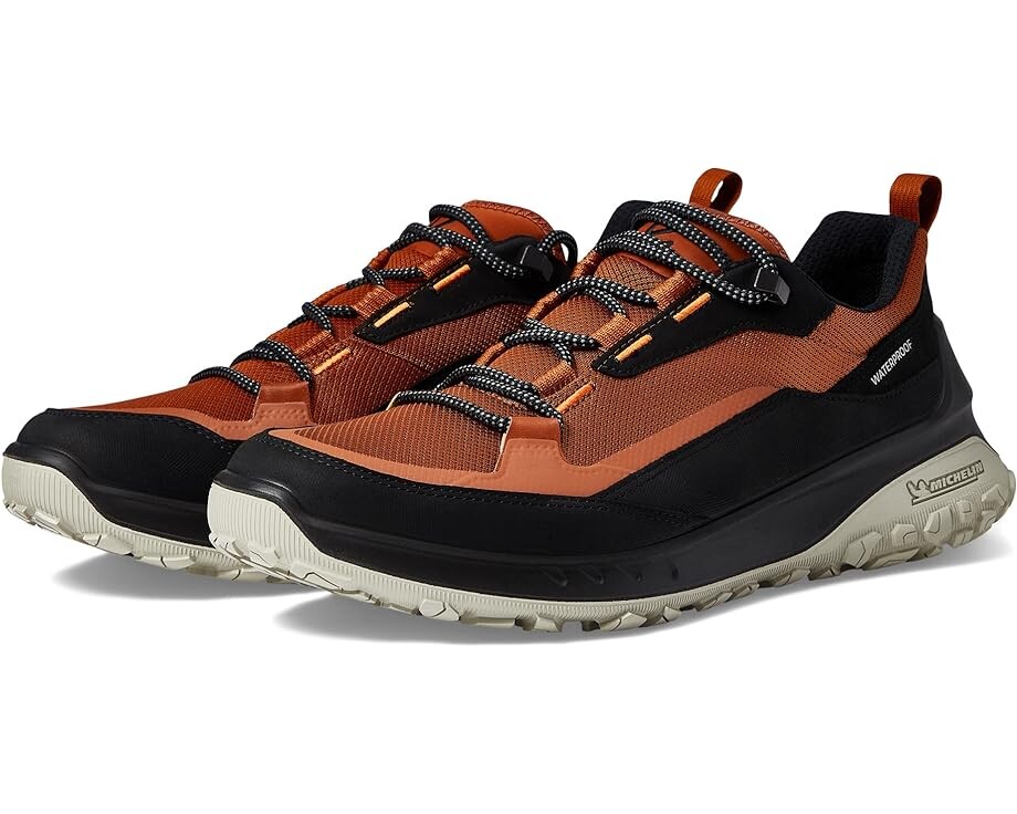 

Походная обувь ECCO Sport Ultra Terrain Waterproof Low, цвет Black/Cognac