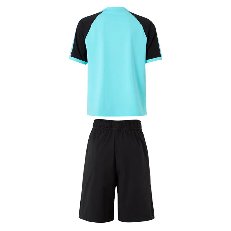 Adidas Повседневный спортивный комплект light blue+black для детей 3-7 лет — фото 2